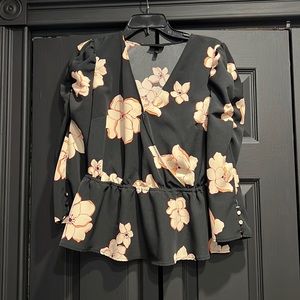 Who what wear V neck peplum top